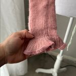 ZARA Pink Ruffle Trim Knit Cardigan Sweater Button Front Size Small Photo 5