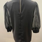 Ted Baker Elegant Black Puff Sleeve Top Photo 10