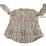 Ny Collection  sheer snakeskin print blouse Photo 2