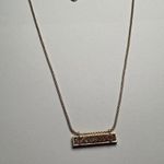 Kendra Scott Leanor Druzy Pendant Rose Gold Tone Necklace Adjustable Length Photo 1