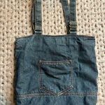 Denim tote, purse, jean pocket front Blue Photo 0