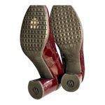 Burgundy Patent Leather Pumps Red Size 8 Photo 6