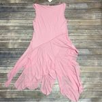 Free People Candied Lilac Pink Rose Sing Out Loud Sleeveless Asymmetrical Tunic Photo 8