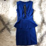 Arden B Blue peplum bodycon mini dress Photo 1