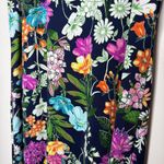 Nina Leonard Floral Sleeveless Maxi Dress Size Large Blue Modest Easter Church Photo 4