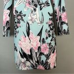 Nike Hyper Dress Femme Long Sleeve Floral Printed Size Medium Topaz Mist Sporty Photo 7