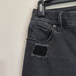 Good American Women’s Good Waist High Rise Distressed Black Skinny Jeans size 27 Photo 6