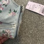 Wild Fable  Floral Denim Crop Top Photo 4