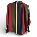 Mello Day Bold Striped Open Front Blouse- Size Small Photo 1