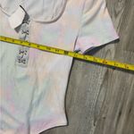 Derek Heart   Bodysuit with Soft Pastel tie dye NWT Photo 5