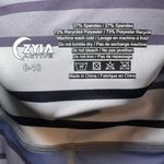 Zyia Active Womens Light n Tight High Rise 7/8 Leggings Pants Purple Stripe 8/10 Size undefined Photo 9