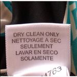 BCBGMAXAZRIA floral bell sleeve scoop neck black white ruffle shift dress Photo 7