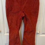 Old Navy Coral Corduroy Flare Leg Pants Size 16 Photo 0