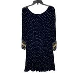 American Eagle  Dress Size Small Boho Navy‎ White Red Pattern Womens Viscose Photo 7