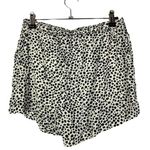 Aerie Ivory & Black Dalmatian Dot Soft Shorts S Photo 0