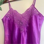 Vintage Purple Lace Slip Dress Size M Photo 2