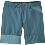 Outdoor Research Teal Quarry Shorts Washed Peacock Athletic Hiking [size 8] New Blue Photo 2