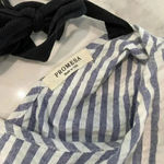 Prómesa Promesa Striped Bell Sleeve Lace Blouse V Back Women’s Size Large Photo 2