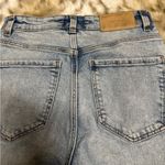 ZARA Light Blue High Rise Distressed Jeans Photo 7