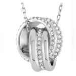 Swavorski SWAROVSKI Furthe Rhodium- Plated, Clear Crystal Pendant Necklace - 5297040 Photo 1