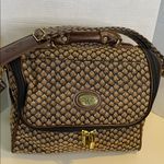 Diane Von Furstenberg Vintage DVF  Brown Black Carry On Luggage Photo 0