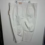 NYDJ NWT  Patchie Major Wide Leg‎ Capric Optic White Size 28W Photo 5