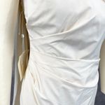 Lan Ting Bride Dress Womens 10 Cream Bridesmaid Wedding Party Minimalist Elegant Tan Photo 3