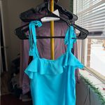 Daniel Cremieux  Turquoise Ruffled Camisole Photo 1