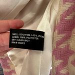 Coffee Shop  Brand Pink & Cream Houndstooth Peacoat Jacket Photo 3