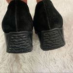 Aquatalia  Black Suede Loafers size 38.5 Photo 3