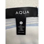 AQUA ‎ Striped Crop Top Blue White Button Front Sleeveless Tank Small Photo 8