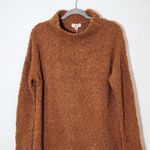 Umgee  Long Sleeve Mini Brown Sweater Dress Size Large NWT Photo 2