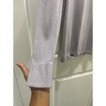 Lululemon Back to Balance Long Sleeve Cashmere Sweater Iced Iris Sz M Photo 3