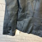 Bernardo Genuine leather blue silver ladies jacket, moto, trendy, mod, small Photo 7