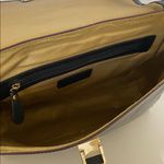 Antonio Melani  Black Leather Messenger Handbag crossbody purse Photo 5