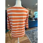 Ralph Lauren Lauren  Orange Striped Top - Women's Size Large Photo 2