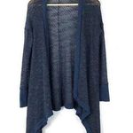 Kimchi Blue Urban Outfitters Open Front Asymmetrical Cardigan in Blue Size S Photo 0