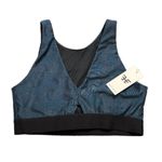 𝅺heroine Sport NWT ‘Swap’ Sports Bra in ‘Arctic Camo’ Navy Blue Size Medium Photo 1
