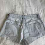 Garage  light wash distressed Festival denim shorts Photo 6