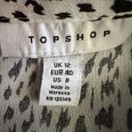Topshop  Black and White Polo Collar Shirt Dress(879) Photo 2