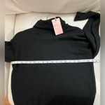 Quince  NWT Elegant Black Cashmere Turtleneck Sweater Dress Size L Photo 4