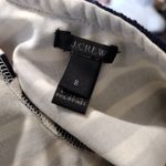 J.Crew nautical asymmetrical one shoulder top striped ruffled navy white Photo 3