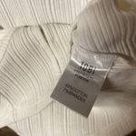 Tobi  White Long Sleeve Lift My Spirits Hook & eye Crop Top Women's Size Large Photo 7