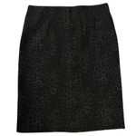 Peace of Cloth Size M Pull On Pencil Skirt Leopard Animal Print Office Career Black Size M Photo 1