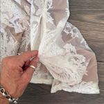 For Love & Lemons lace off the shoulder long sleeve dress Photo 11