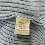 Princess Polly Cropped Ribbed Wool Blend Cardigan Sweater Blue M/L Photo 6