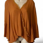 Mittoshop Lace Trimmed Surplice Top Photo 0