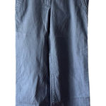 J.Crew Dark Gray Cotton Stretch Wide Leg Chino Pants Photo 0