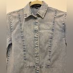 The Fifth Label The fifth Acid Wash Denim Top Long Sleeve‎ Size XXS Button Down Photo 2