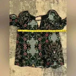 I.N. San Francisco Womens Floral  Blouse Photo 6